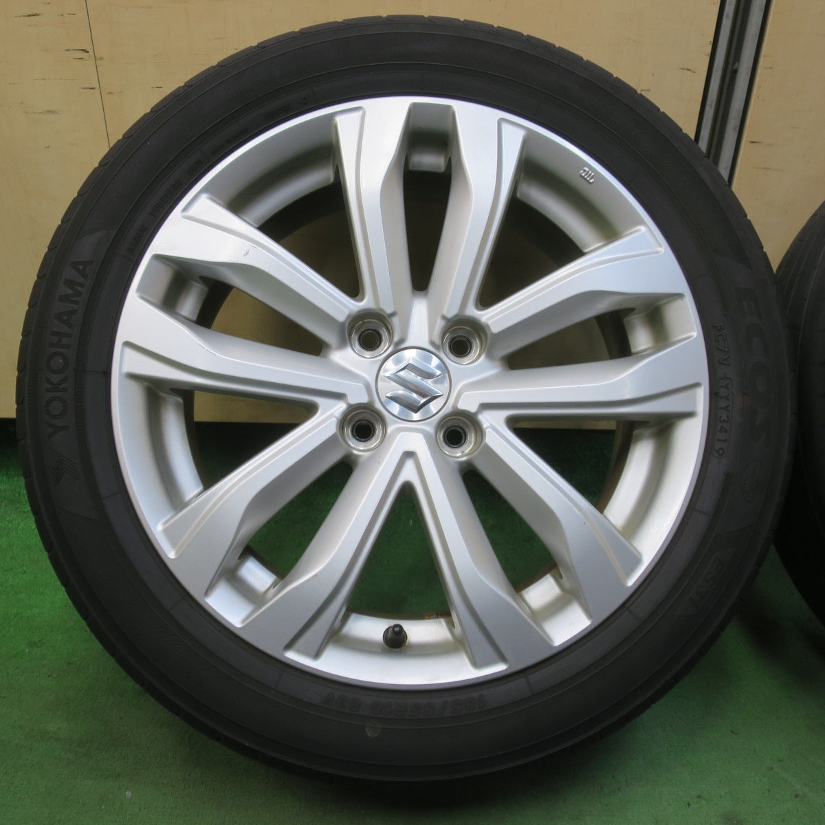 4本価格★スズキ スイフト 純正 185/55R16 ヨコハマ エコス ES31 16インチ PCD100/4H★6022804イノ