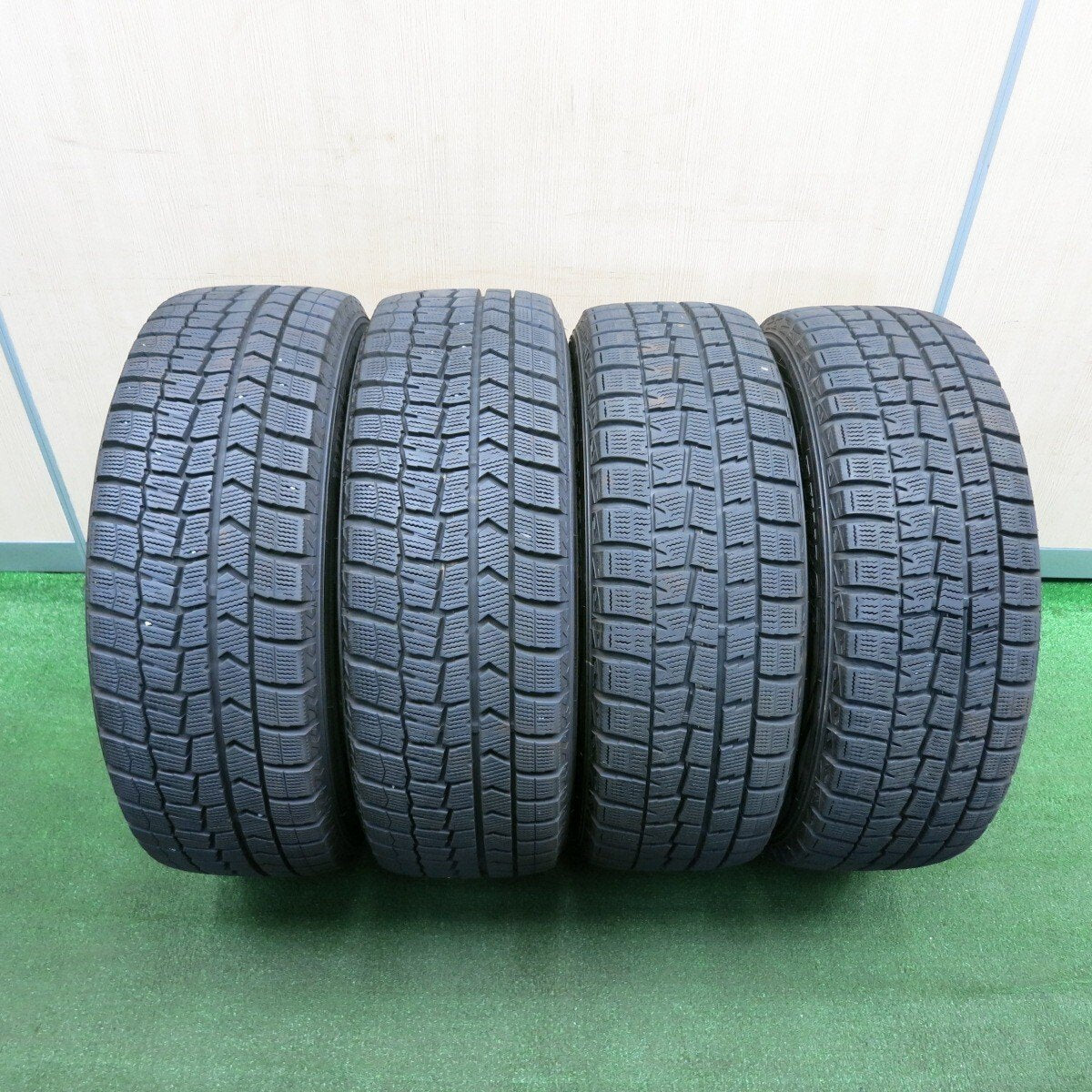 バリ溝 20年 綺麗 9.5分★ワーゲン等 SPORTECHNIC 205/55R16 スタッドレス ダンロップ WM01 PCD112/5H★4041504TNス
