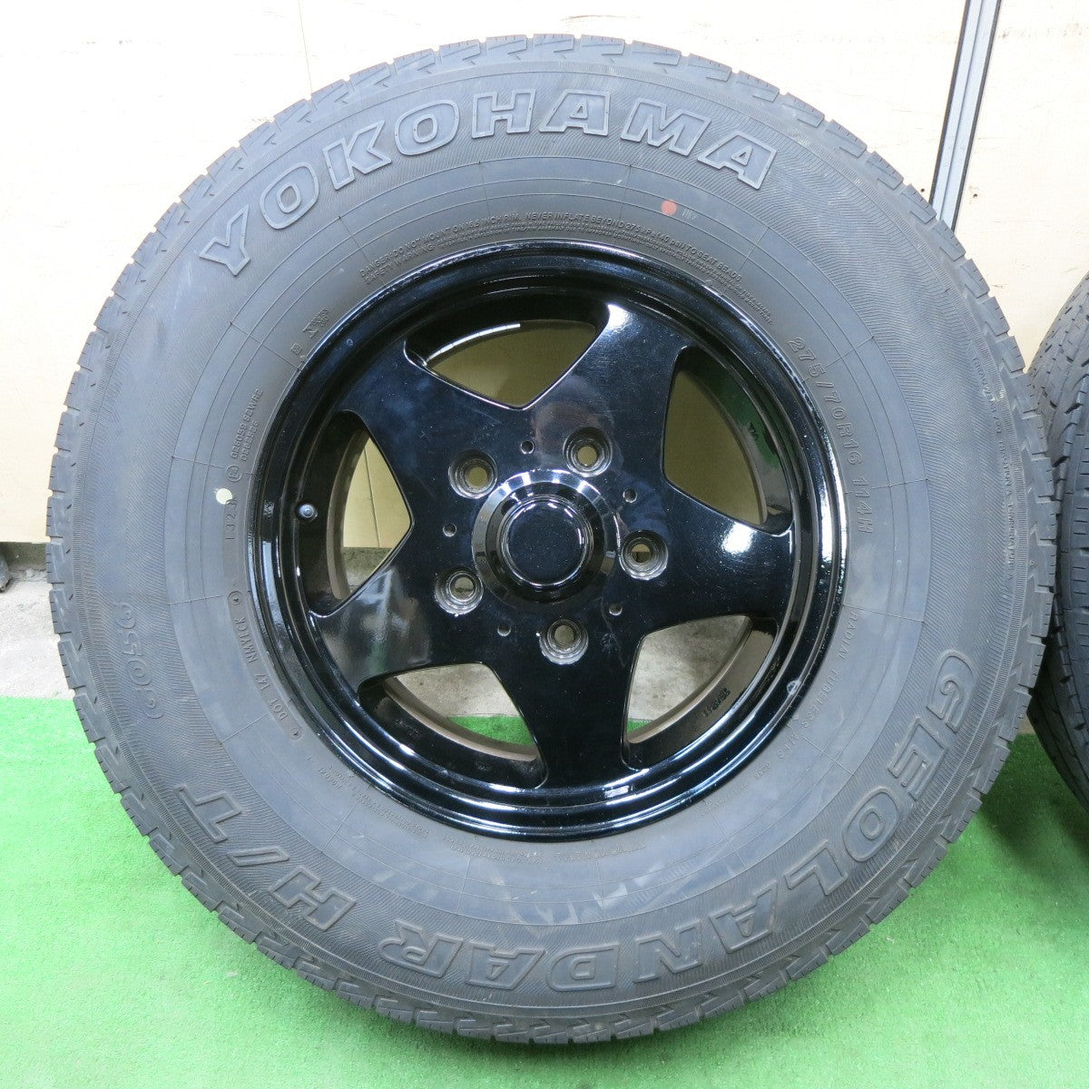 4本価格！23年★ランクル 等 275/70R16 ヨコハマ ジオランダー H/T G056 社外 アルミ 16インチ PCD150/5H★6011201ナノ