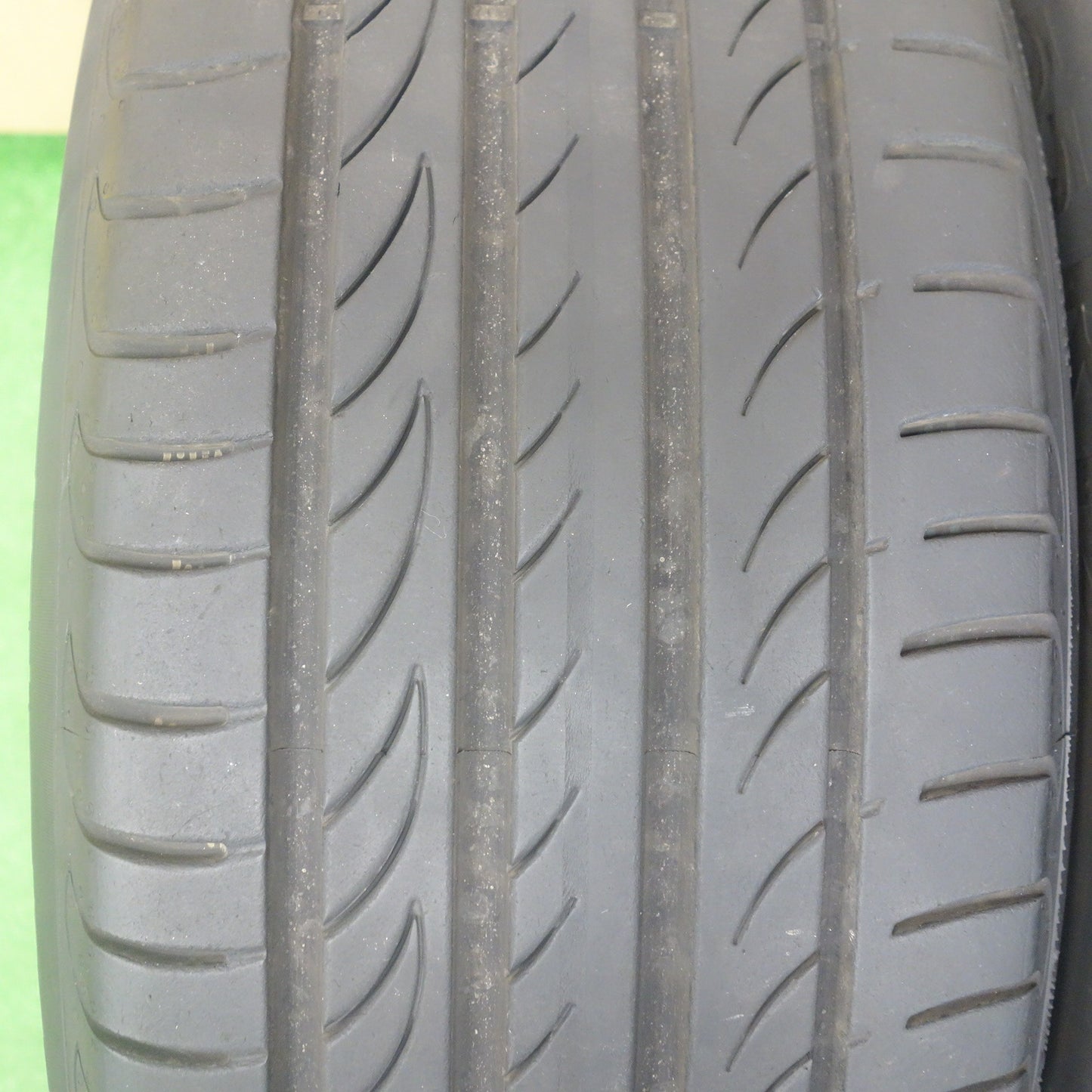 バリ溝！24年！キレイ！9分★Lehrmeister LM-S TRENTINO15 225/55R19 ピレリ POWERGY レアマイスター トレント15 パワジー 19インチ PCD114.3/5H★6041002KTノ
