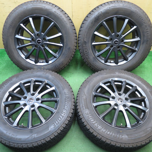 バリ溝！22年！キレイ！9.5分★スタッドレス 225/65R17 ブリヂストン ブリザック DM-V3 QRASIZ VS6 KOSEI クレイシズ コーセイ 17インチ PCD114.3/5H★5052503NJス