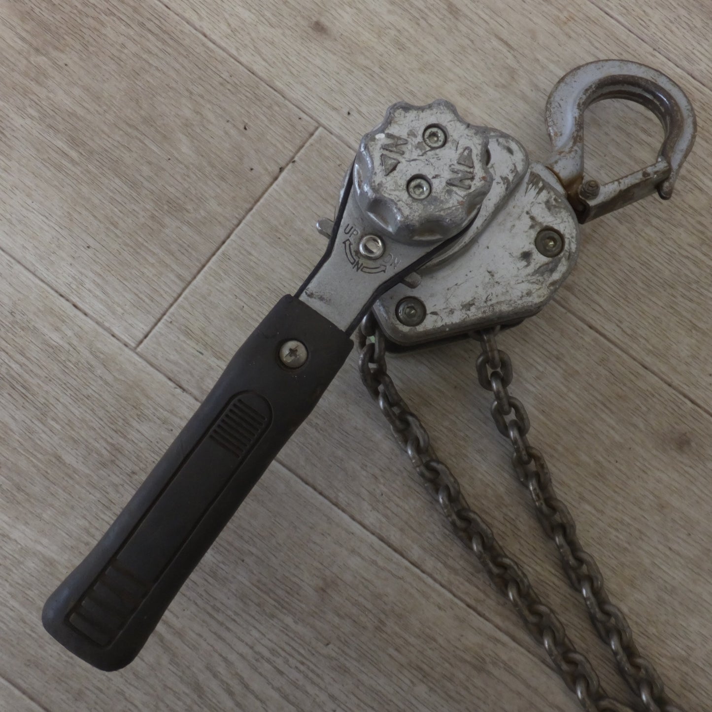 [送料無料] ★キトー KITO レバーブロック LX005 LX1B 0.5t　CHAIN V-4.3×12.0mm　手引力 31kg 0.5t(4)★