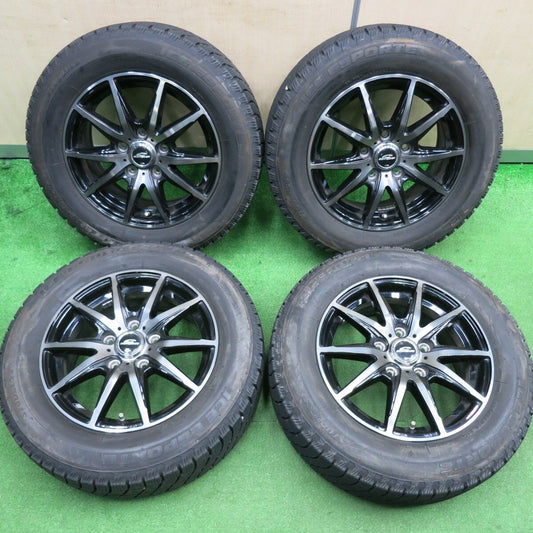 バリ溝！キレイ！9.5分★スタッドレス 195/65R15 アイスエスポルテ SCHNEIDER MiD シュナイダー 15インチ PCD114.3/5H★4123103HAス