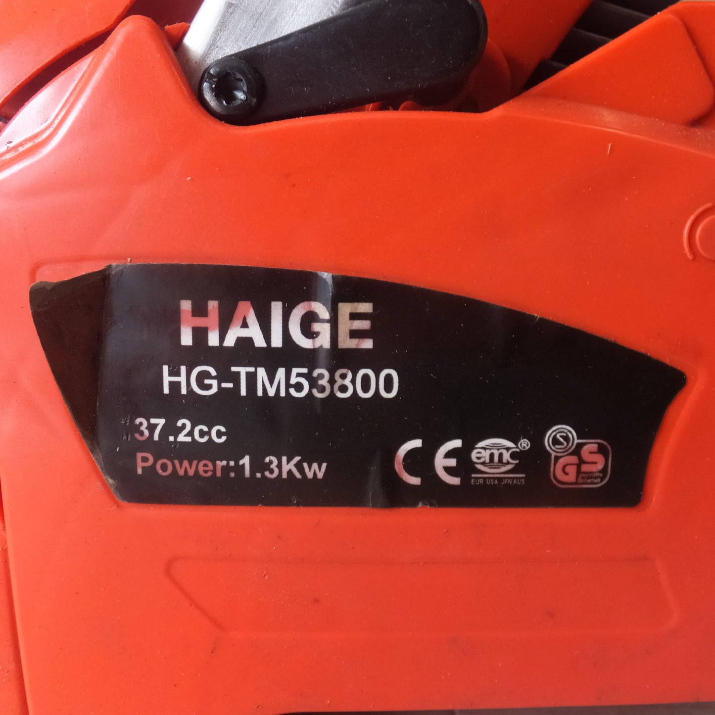 [送料無料] ★ハイガー HAIGE エンジンチェンソー HG-TM53800　37.2cc Power 1.3kW★