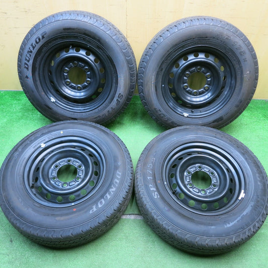 新車外し！23年★トヨタ ハイエース 純正 スチール 195/80R15 107/105N ダンロップ SP175N 15インチ PCD139.7/6H★5050302HAノ