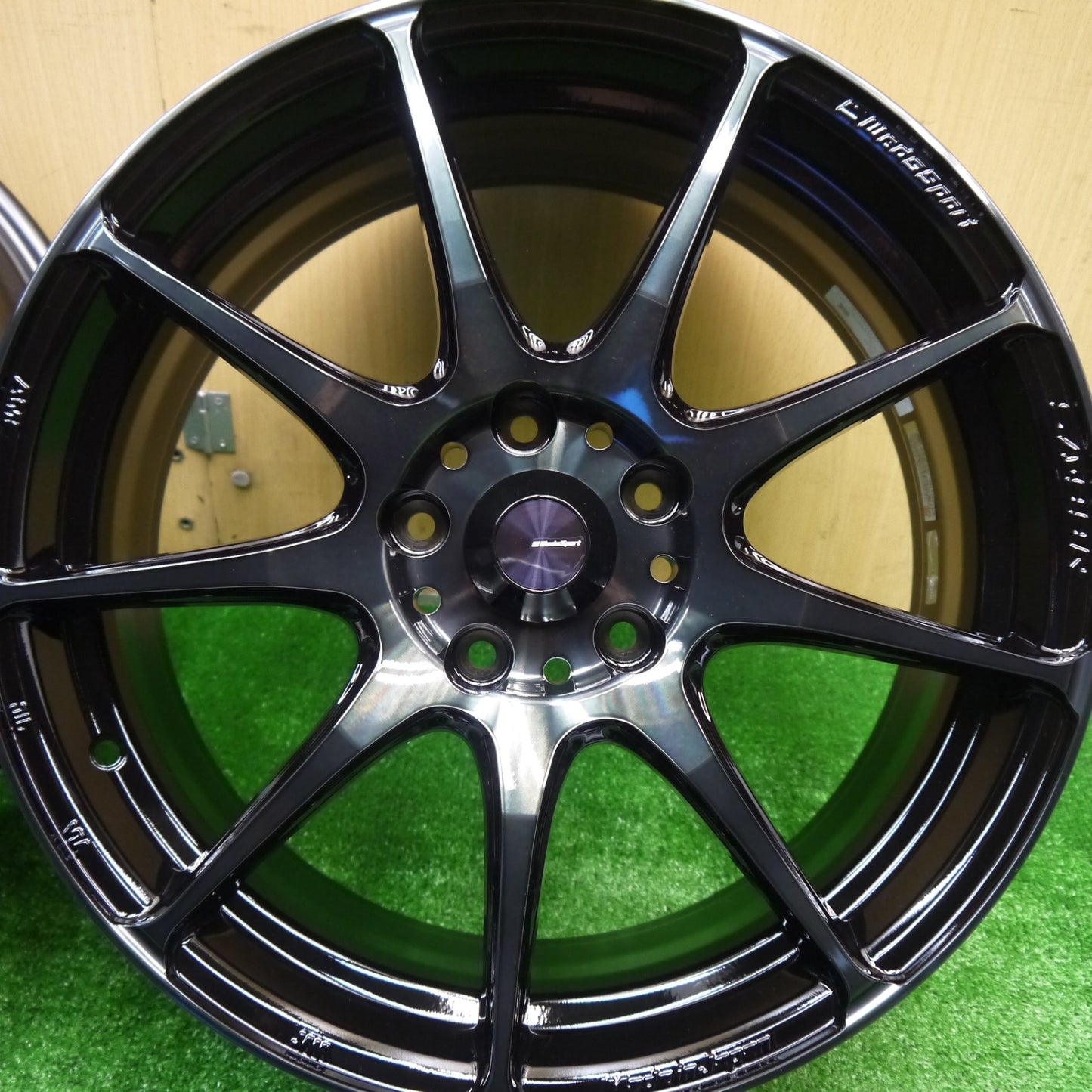 未使用！付属品付き★Weds Sport SA-99R 18インチ ホイール 18×7.5J ウェッズスポーツ PCD114.3/5H★5101401Hホ