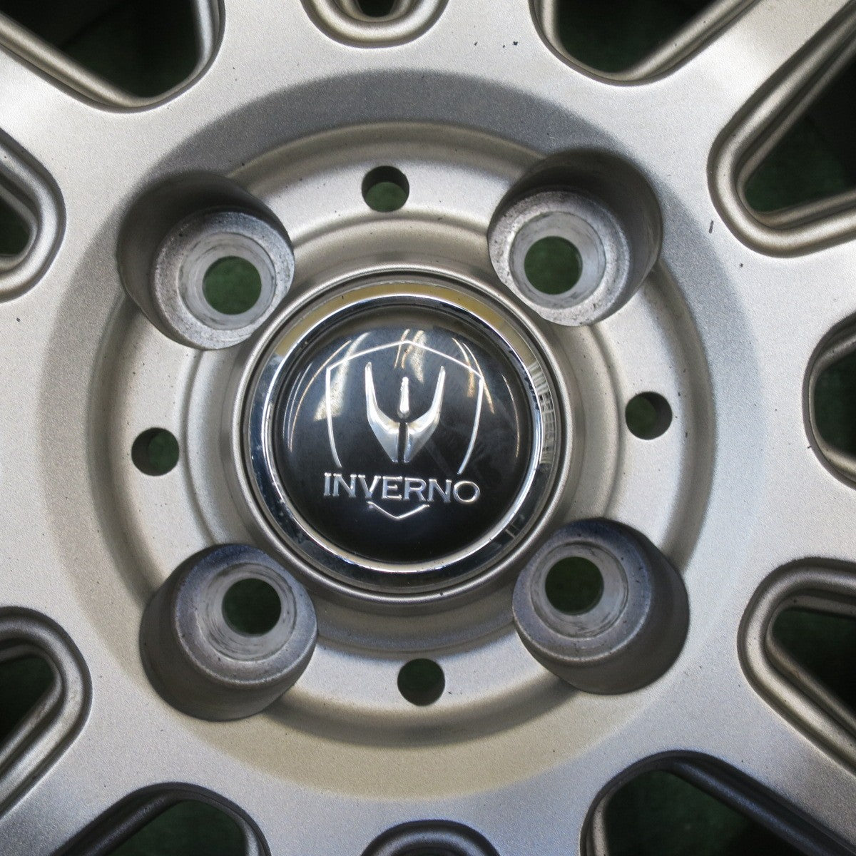 バリ溝！キレイ！9.5分以上★スタッドレス 165/65R14 ダンロップ ウインターマックス 03 INVERNO 社外 アルミ 14インチ PCD100/4H★6021902NJス