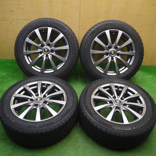 バリ溝！キレイ！21年！9分★スタッドレス 195/60R16 ミシュラン X-ICE SNOW MANARAY SPORT マナレイスポーツ 16インチ PCD114.3/5H★4121301Hス