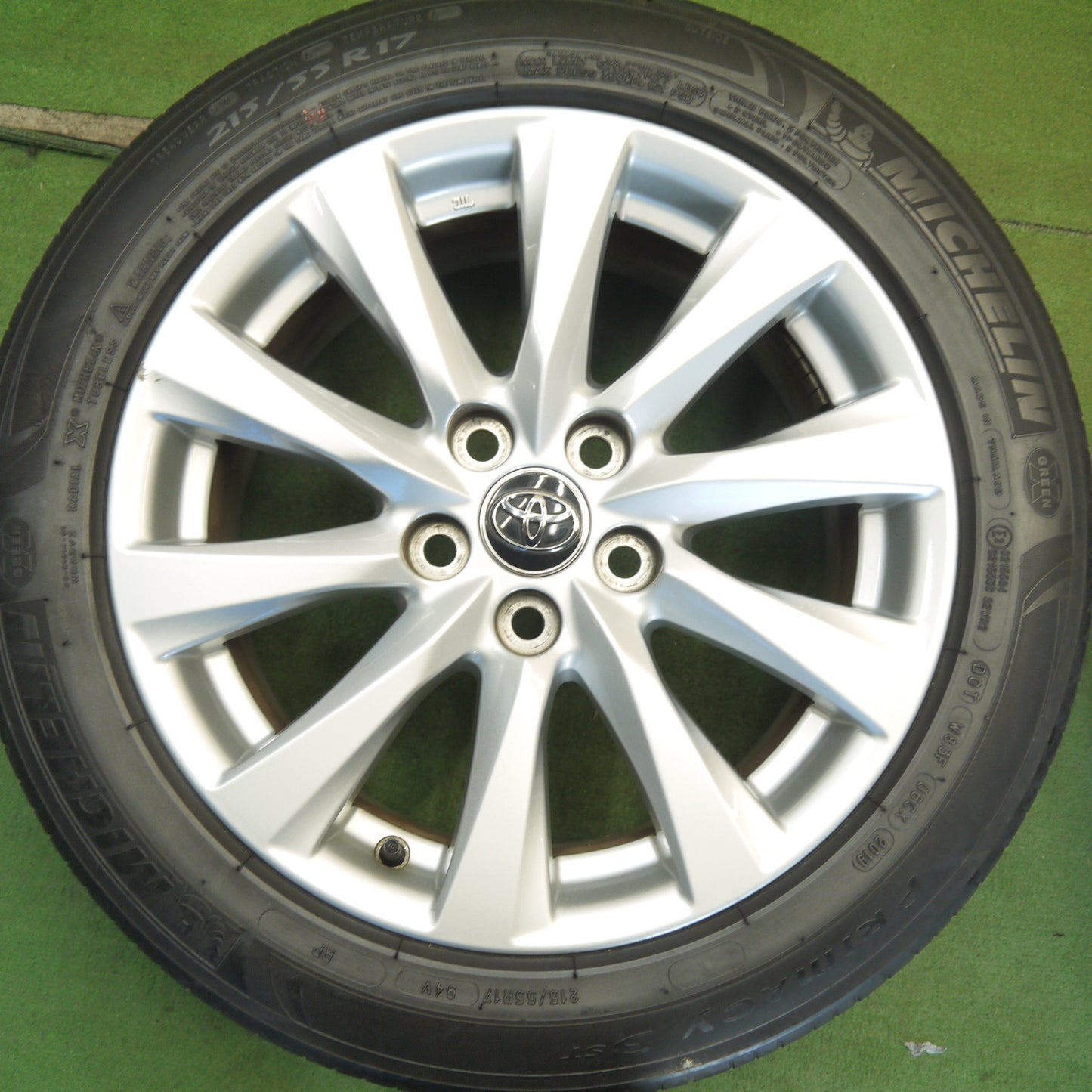 キレイ★トヨタ 70系 カムリ 純正 215/55R17 ミシュラン プライマシー 3ST 17インチ PCD114.3/5H★6060903Hノ
