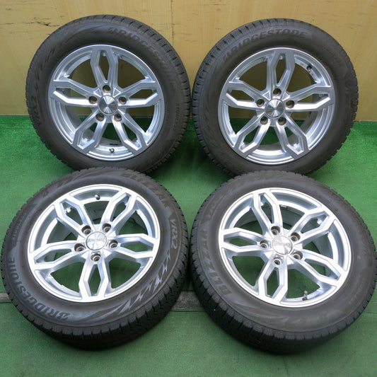 バリ溝！キレイ！8.5分★BMW 等 AGA Welt 205/55R16 スタッドレス ブリヂストン ブリザック VRX2 16インチ ヴェルト PCD120/5H★5071302HAス