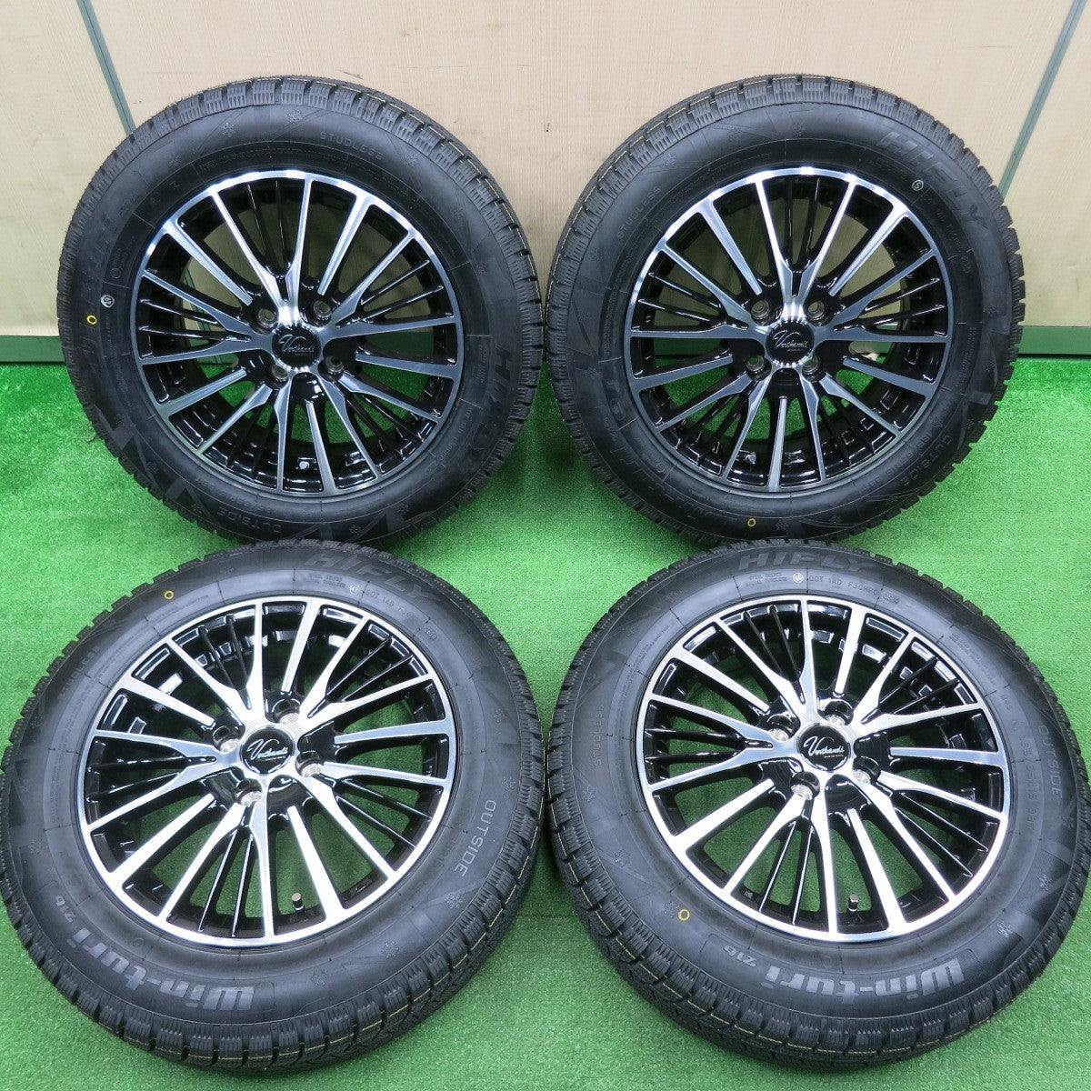 [送料無料] 未使用！24年★スタッドレス 185/65R15 ハイフライ Win-turi 216 Verthandi ヴェルザンディ ヴェルサンディ 15インチ PCD100/4H★4112611TNス