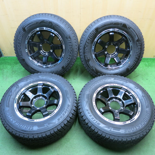 バリ溝！24年！キレイ！9.5分以上★スタッドレス 265/65R17 ブリヂストン ブリザック DM-V3 MAD CROSS MC-76 マッドクロス 17インチ PCD139.7/6H★5091403HAス