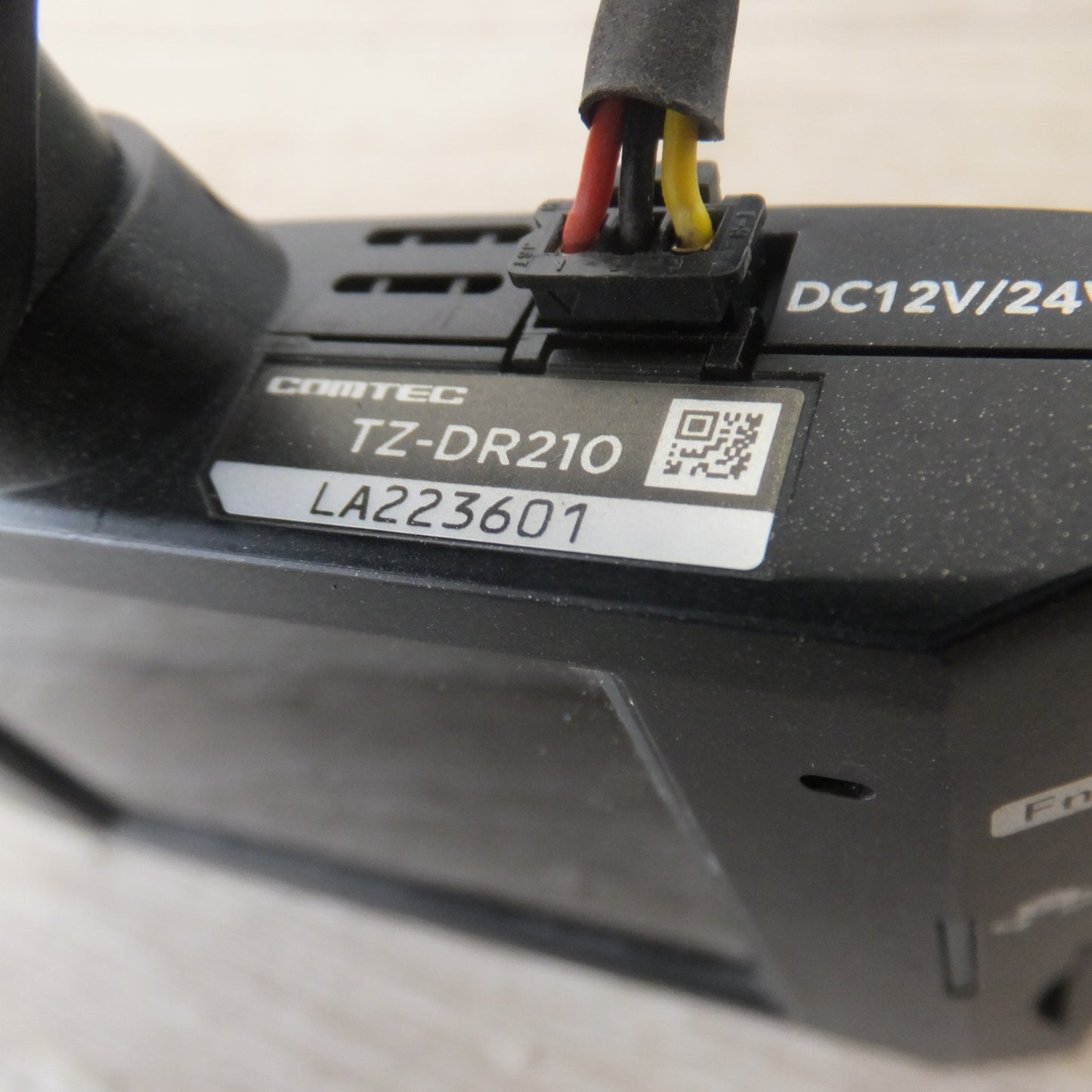 [送料無料] 現状品★コムテック製 トヨタ 純正 前後方2カメラ ドライブレコーダー TZ-DR210 ナビオプション　リヤカメラなし[71]★