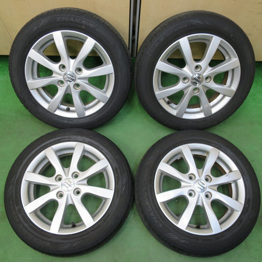 [送料無料] 4本価格★スズキ MH34S ワゴンR スティングレー 純正 155/65R14 ダンロップ エナセーブ EC300+ 14インチ PCD100/4H★5033108イノ