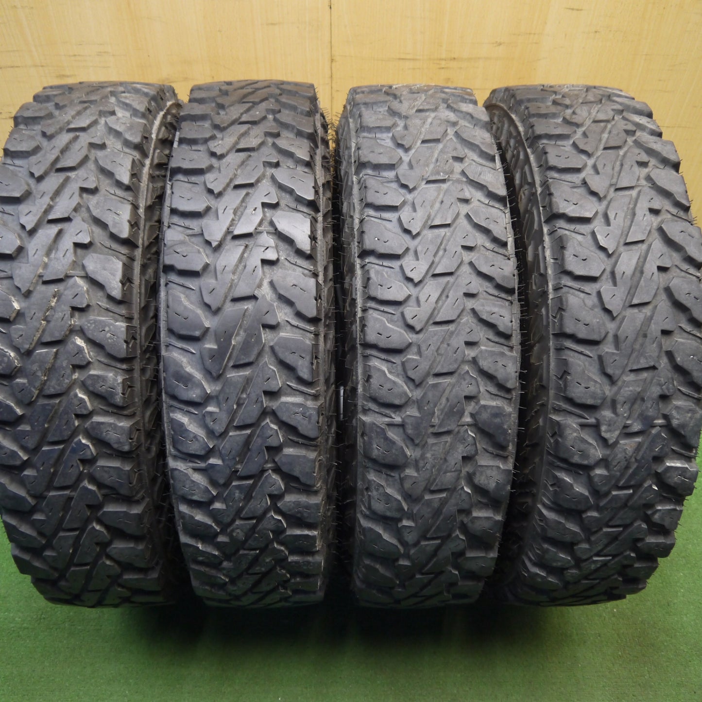 4本価格★185/85R16 105/103N 8PR ヨコハマ ジオランダー M/T G003 社外 アルミ ホイール 16インチ PCD139.7/5H★6040301Hノ