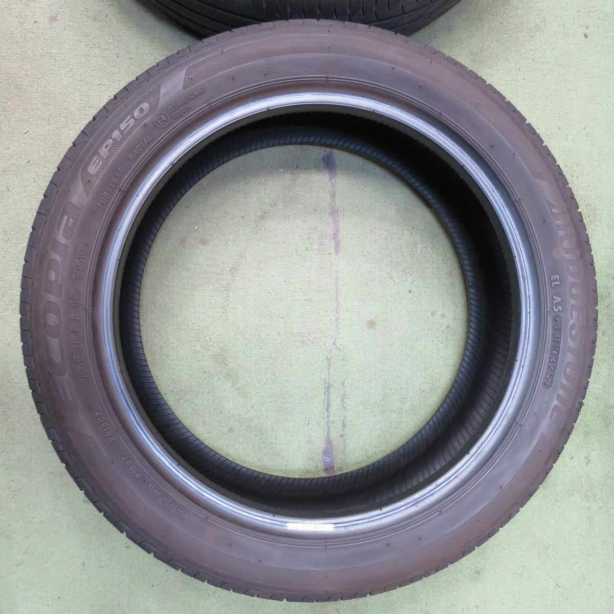 4本価格！25年◎165/55R15 ブリヂストン エコピア EP150 タイヤ 15インチ スペーシア タント N-BOX ルークス ワゴンＲ ムーヴ キャンバス 等◎6100203NGノタ
