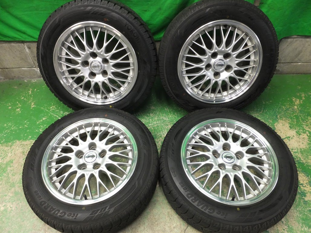 4本価格★日産 セレナ 純正 BBS 195/60R16 スタッドレス ヨコハマ アイスガード iG60 16インチ PCD114.3/5H★0012804ヒス