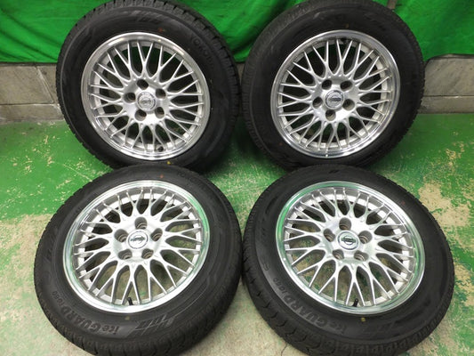 4本価格★日産 セレナ 純正 BBS 195/60R16 スタッドレス ヨコハマ アイスガード iG60 16インチ PCD114.3/5H★0012804ヒス