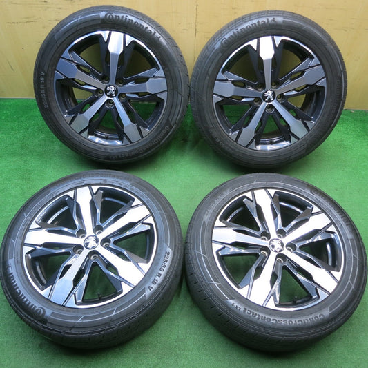 キレイ★プジョー 3008 5008 純正 225/55R18 コンチネンタル コンチクロス コンタクト LX2 18インチ PCD108/5H★5042201TNノ