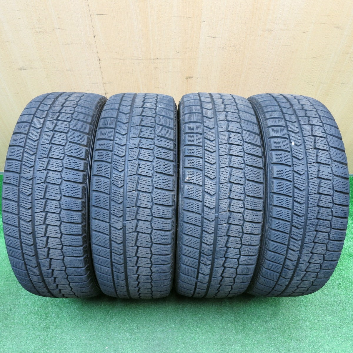センサー付！バリ溝！キレイ！8.5分★レクサス IS 等 225/45R17 スタッドレス ダンロップ ウインターマックス WM02 社外 アルミ 17インチ PCD114.3/5H★5110812HAス