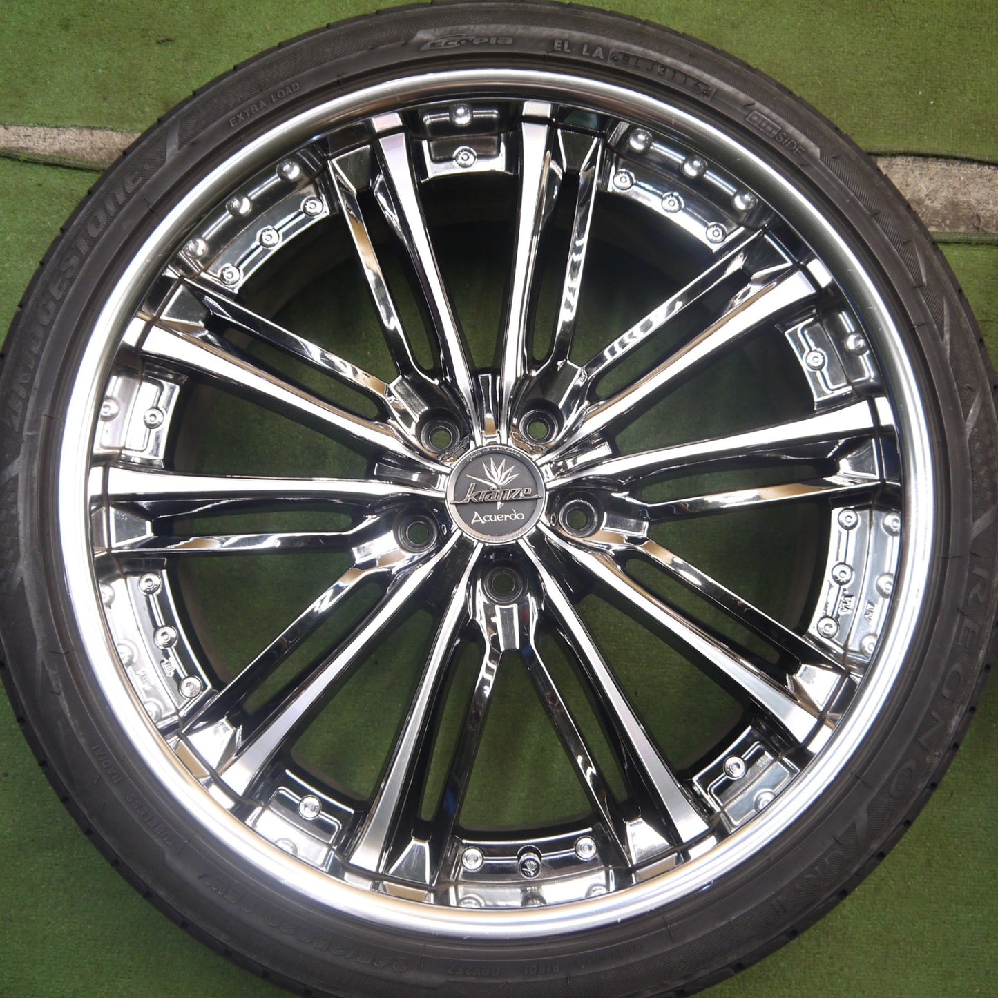 4本価格★kranze Acuerdo 245/35R20 ブリヂストン レグノ GRV2 クレンツェ アクエルド 20インチ PCD114.3/5H★5073005Hノ