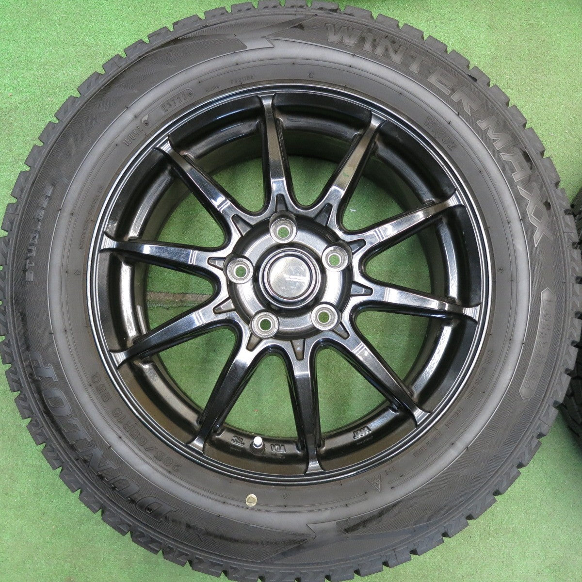 超バリ溝！22年！9.5分以上★スタッドレス 205/65R16 ダンロップ ウインターマックス WM02 G-SPEED Gスピード 16インチ PCD114.3/5H★6042301HAス