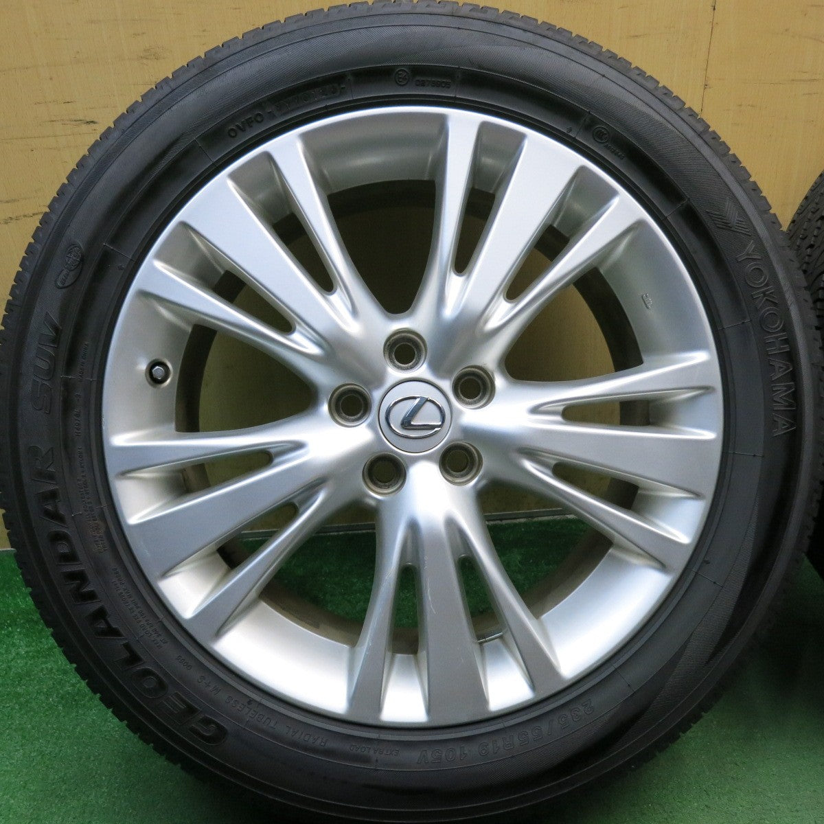 ほぼ未使用！26年◎レクサス RX 純正 235/55R19 ヨコハマ ジオランダー SUV 19インチ PCD114.3/5H◎6092706HAノ