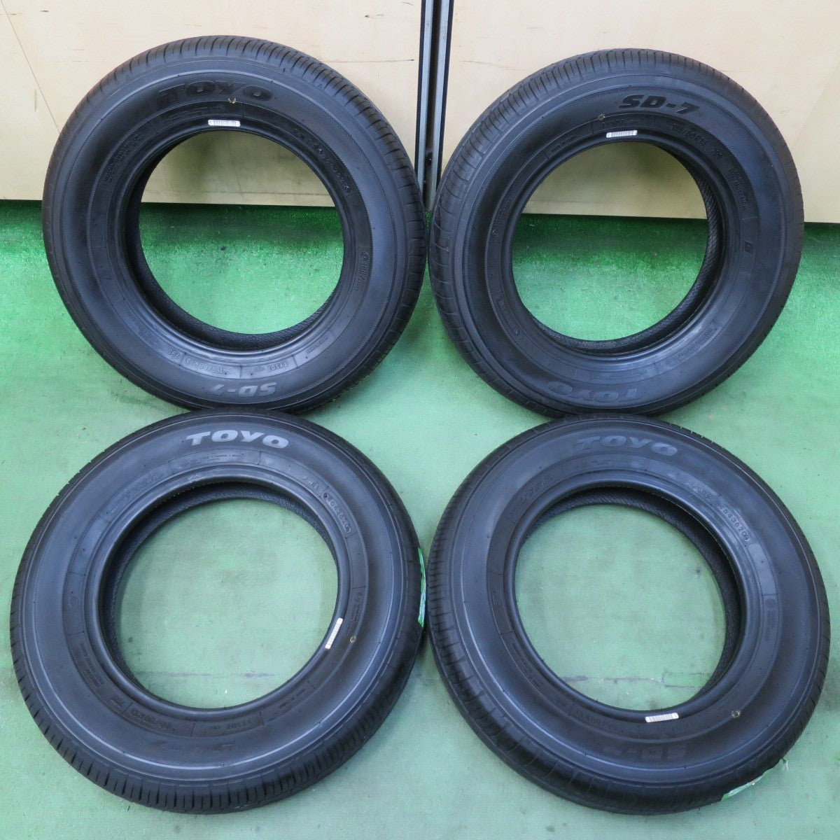 未使用★155/80R13 トーヨー SD-7 タイヤ 13インチ ヴィッツ カローラ パッソ Kei 等★5100402イノタ