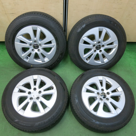 [送料無料] バリ溝！24年！ほぼ10分★トヨタ 50系 プリウス 純正 195/65R15 ブリヂストン エコピア NH200 15インチ PCD100/5H★5022809SYノ