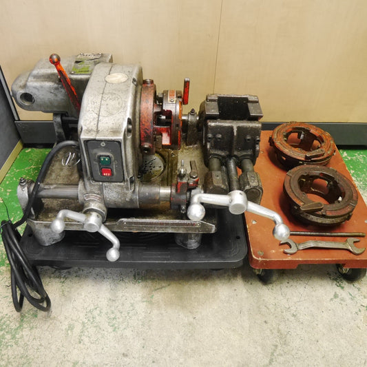 [送料無料] ☆MCC 松阪鉄工所 パイプマシン コンジット82 コンジット マシン MCC82 ねじ 切り機 ネジ 切機 切断機 電動 工具 100V☆