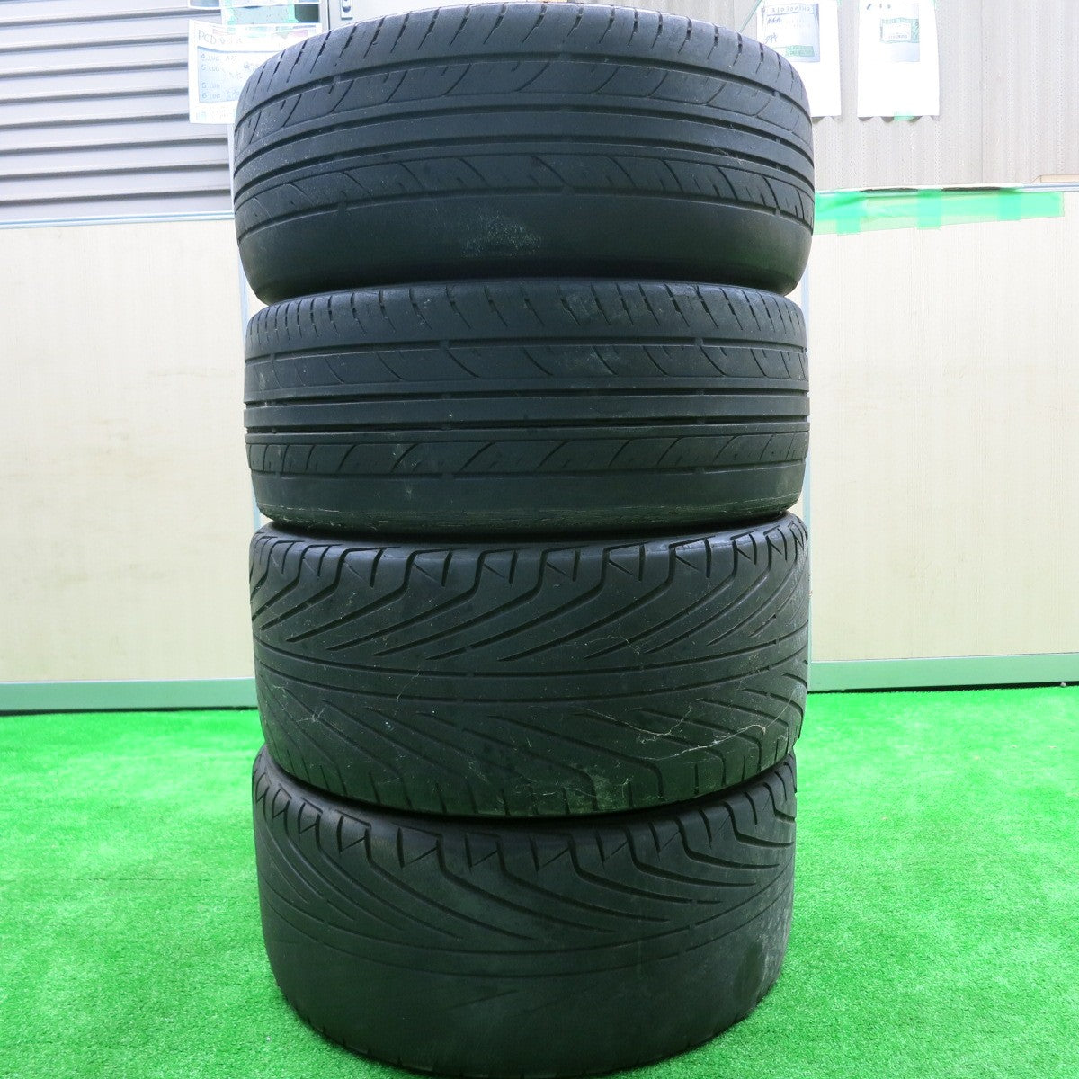 *送料無料* 4本★Warwic Mesh 235/40R18 265/35R18 マックスグレードSⅢ トライアングル TR968 ワーウィック メッシュ PCD114.3/5H★4073004HAノ