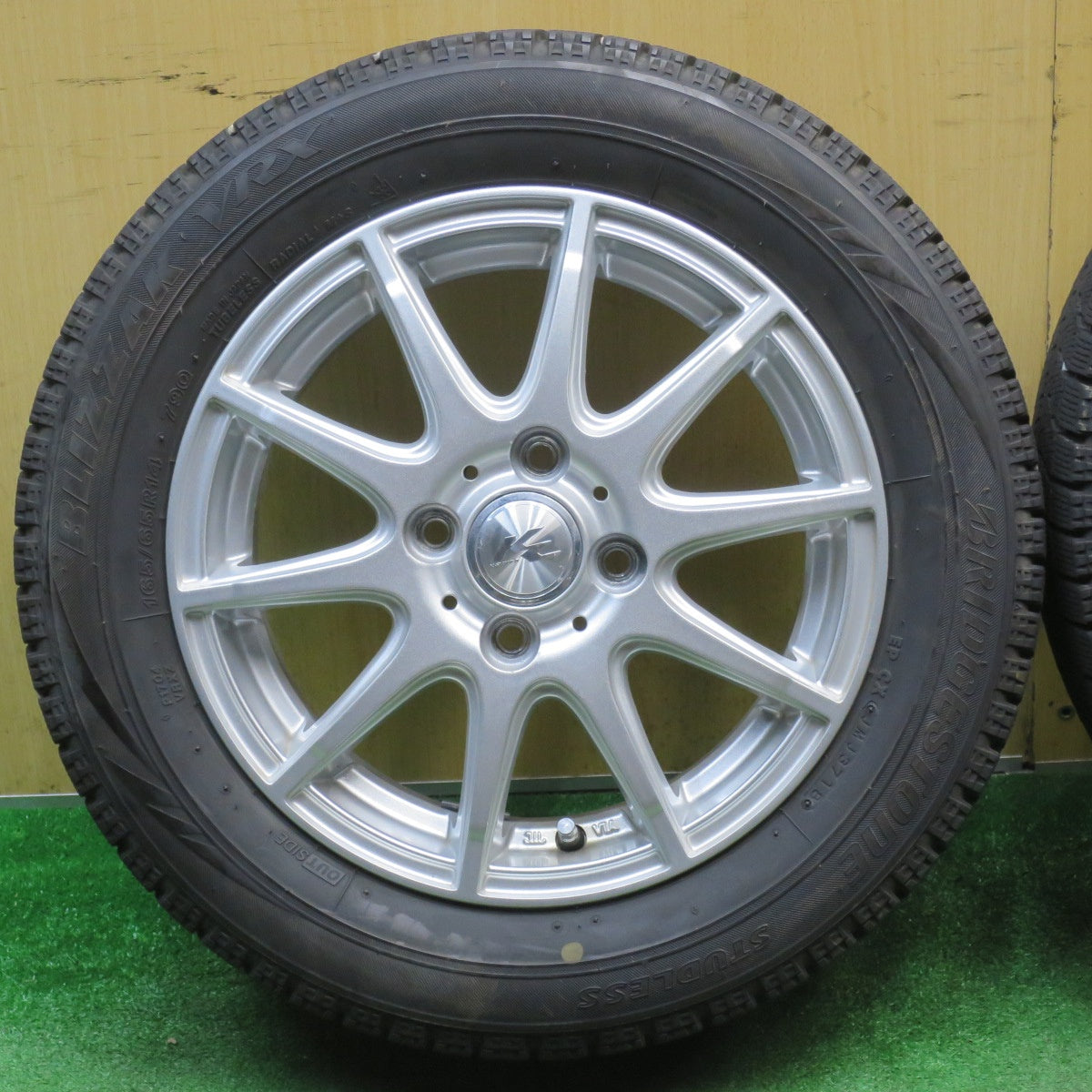 4本価格★スタッドレス 165/65R14 ブリヂストン ブリザック VRX KRAITⅡ クレイト2 14インチ ソリオ ハスラー 等 PCD100/4H★6022402NJス