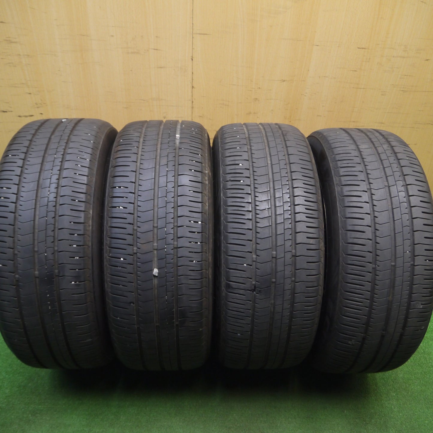 [送料無料] バリ溝！23年！9.5分★ワーゲン 等 BBS タイプ 225/45R17 ブリヂストン エコピア NH200 社外 アルミ 17インチ PCD112/5H★4122506Hノ