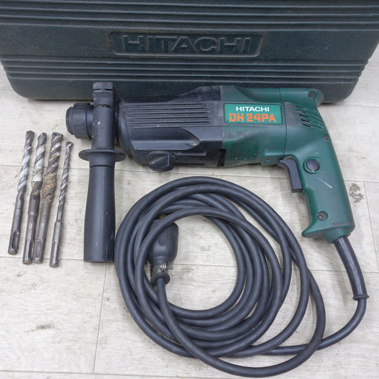 [送料無料] 付属品付き◆日立 24mm ロータリ ハンマドリル DH24PA 電動 工具 ハンマードリル コンクリート 24mm 鉄工 13mm コード式 HITACHI 100V◆