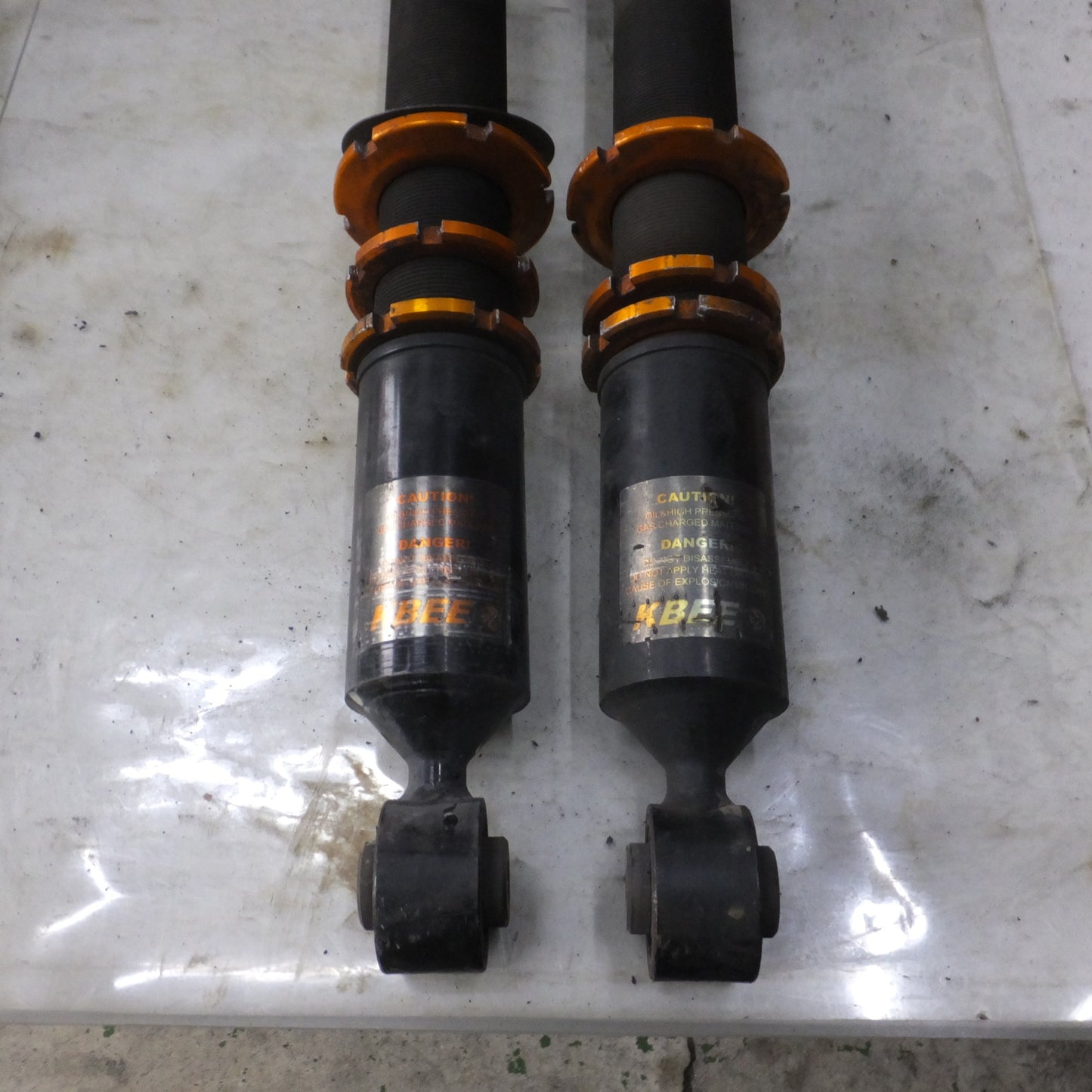 [送料無料] ◆ランサーエボリューション10  CZ4A KBEE サスペンション 車高調 ダンパー ケイビー ランエボ10 現状品◆