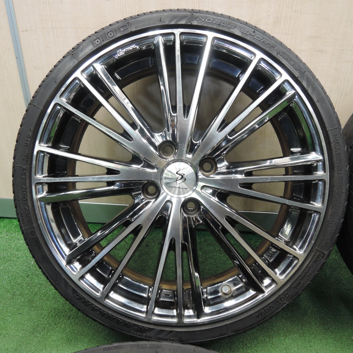 *送料無料* 激レア★軽サイズ SiLk BLaze 165/40R17 ナンカン NOBLE SPORT NS-20 シルクブレイズ PCD100/4H★4030702TNノ