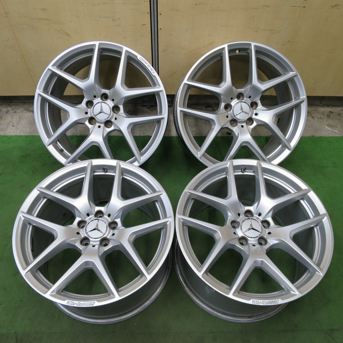 センサー付き◎ベンツ GT C190 純正 AMG ホイール 19インチ 19×9J 19×11J PCD112/5H◎6090202NGホ