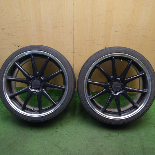2本価格★プリウス 86 BRZ 等 WORK GNOSIS CV201 GV1N 225/35R19 ヨコハマ DNA エコス ES300 ワーク グノーシス 19インチ PCD100/5H★5082505Hノ