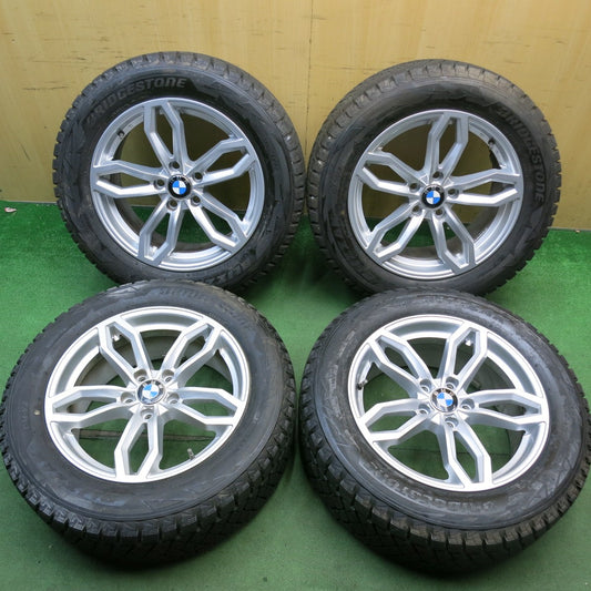 ほぼ未使用！キレイ★BMW 等 AGA Welt 255/55R18 スタッドレス ブリヂストン ブリザック DM-V2 ヴェルト 18インチ PCD120/5H★6052312HAス