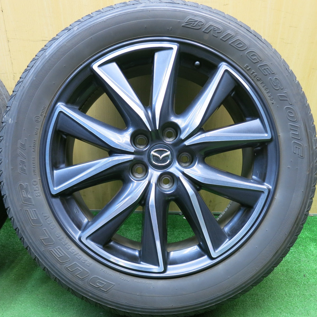 4本価格！23年★マツダ CX-5 純正 225/55R19 ブリヂストン デューラー H/L 850 19インチ CX5 PCD114.3/5H★6050205HAノ