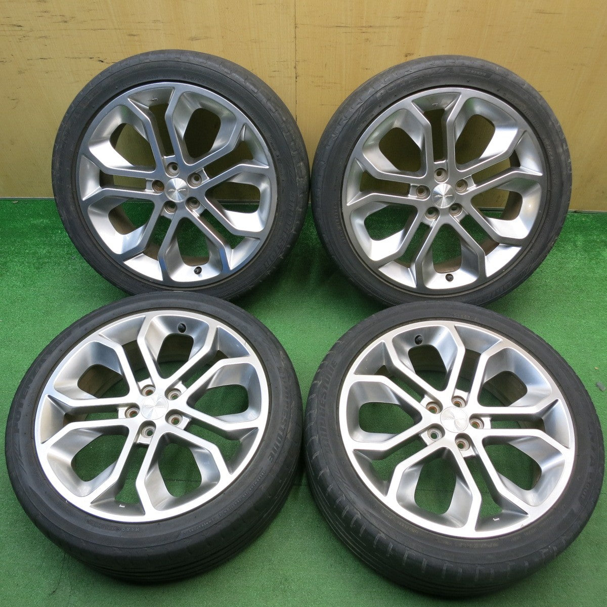 4本価格★スバル レガシィ ブリッツェン 純正 215/45R18 ブリヂストン ポテンザ S001 18インチ PCD100/5H★6022613HAノ