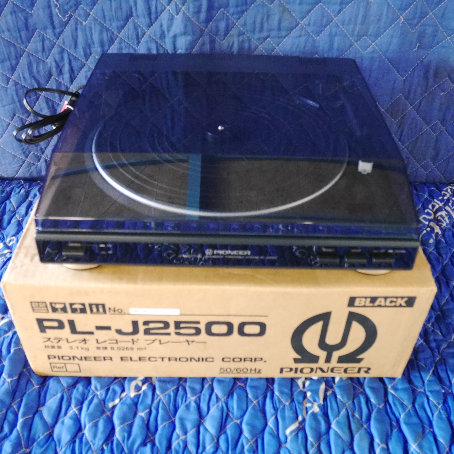 [送料無料] 未使用☆PIONEER パイオニア ステレオ レコード プレーヤー PL-J2500 ターンテーブル ステレオ オーディオ 機器☆