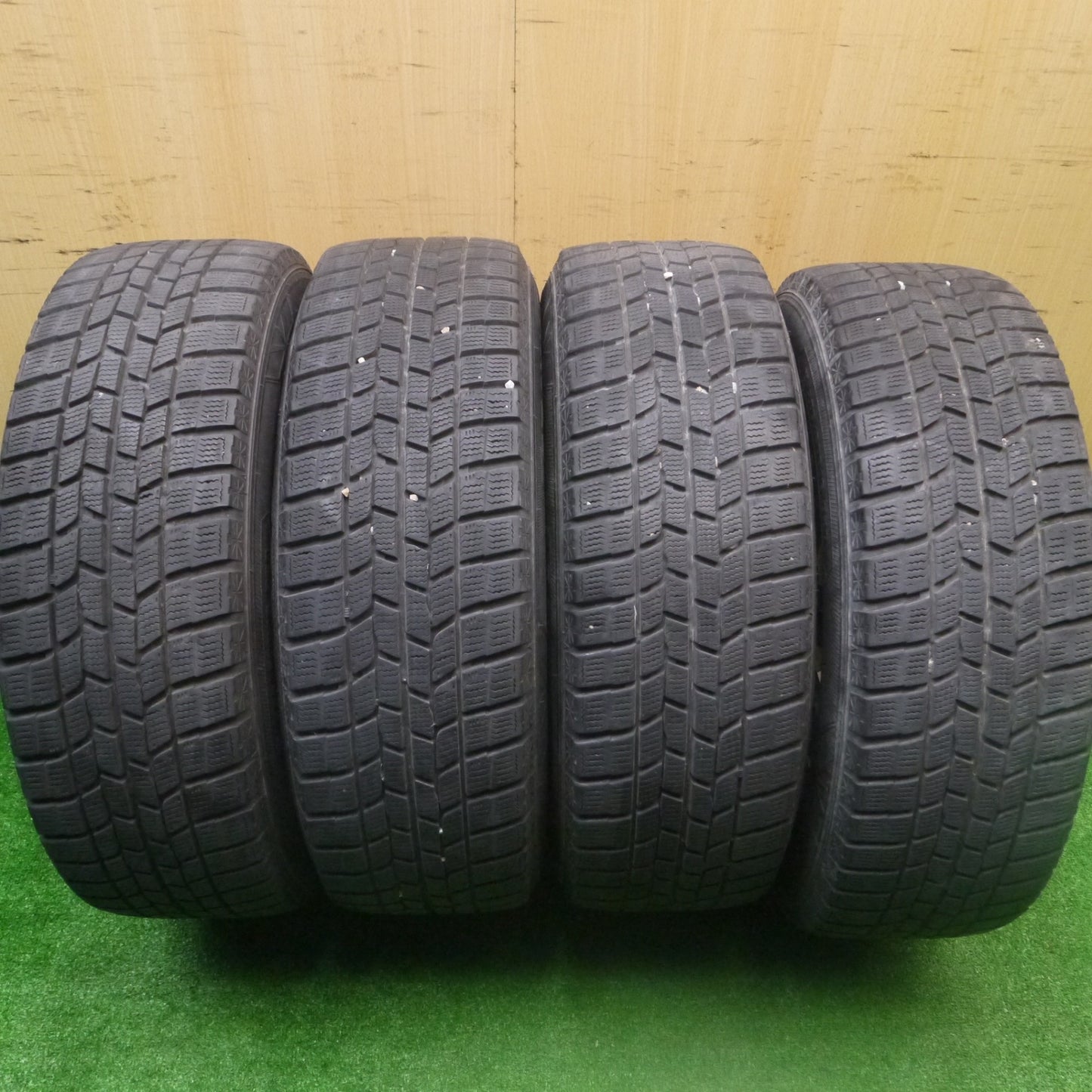 *送料無料* バリ溝！9分★スタッドレス 205/60R16 グッドイヤー アイスナビ6 SMACK ENKEI スマック エンケイ 16インチ PCD114.3/5H★4082105Hス