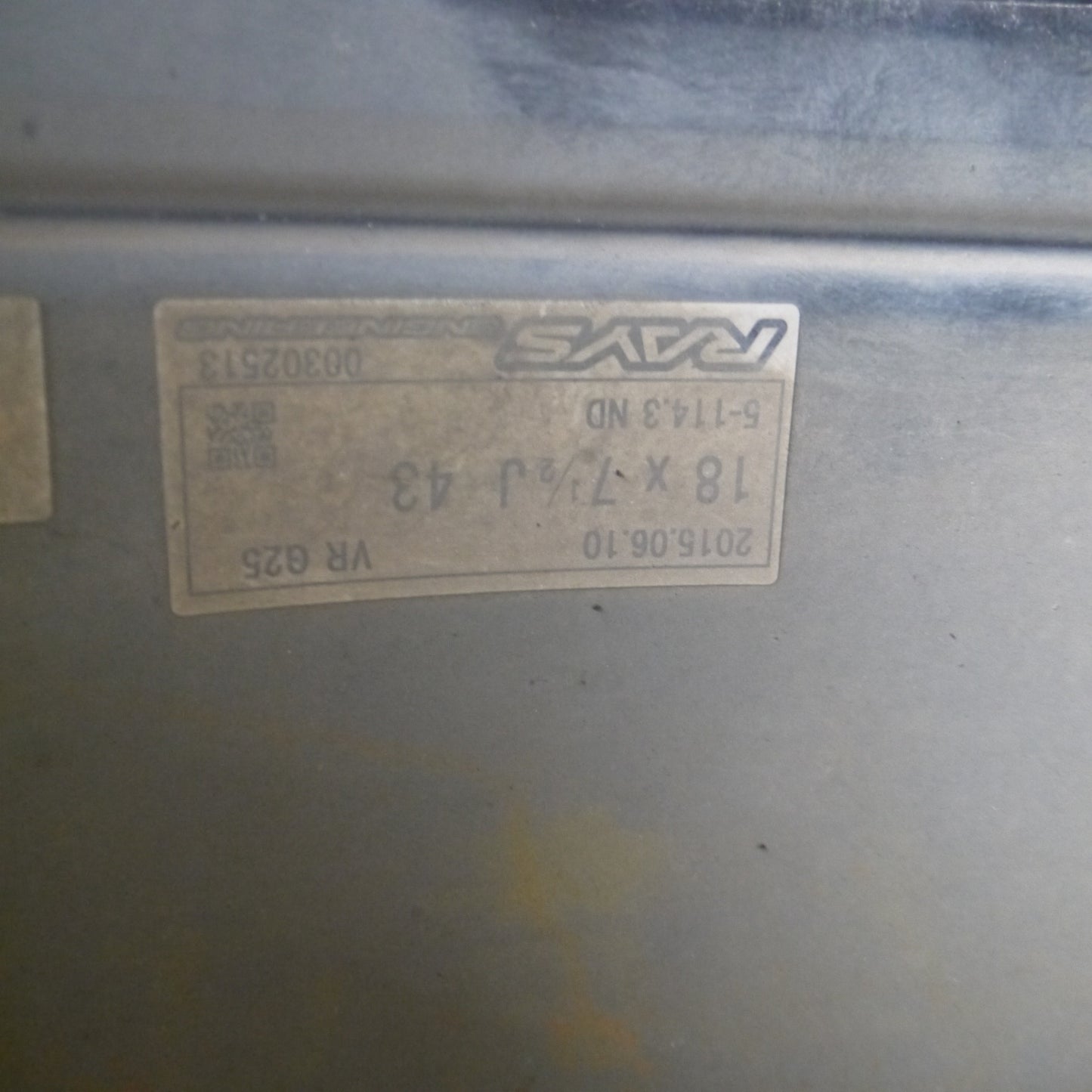 [送料無料] キレイ！21年★RAYS VR G25 鍛造 225/45R18 245/40R18 ブリヂストン ポテンザ S007A レイズ 18インチ PCD114.3/5H★5013113Hノ