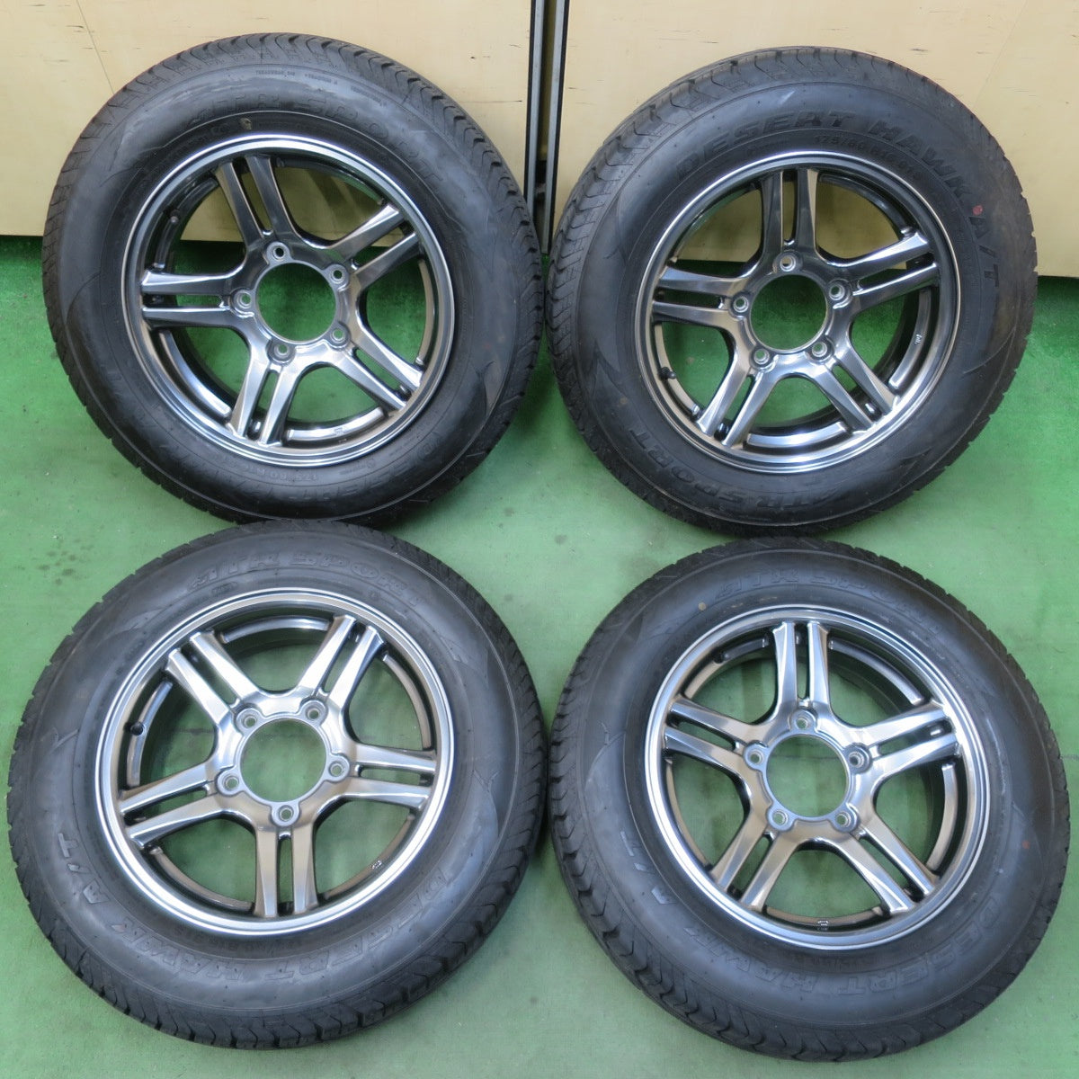 バリ溝！キレイ！8.5分★スズキ ジムニー ランドベンチャー クロスアドベンチャー 純正 175/80R16 ATR SPORT DESERT HAWK A/T 16インチ PCD139.7/5H★6022808イノ