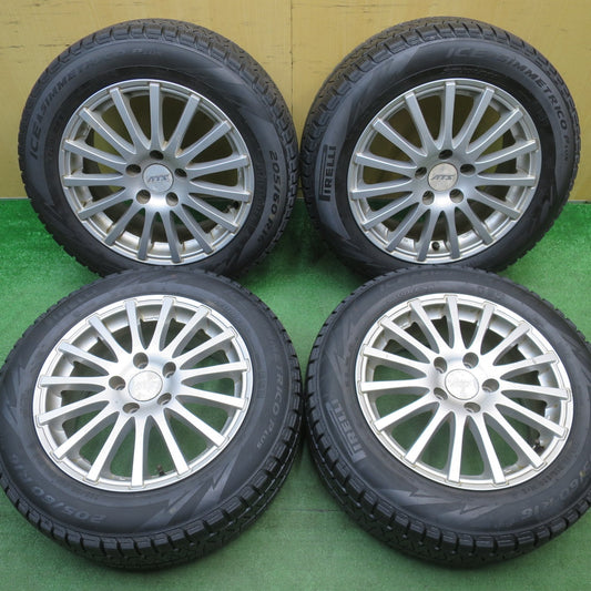 4本価格★ワーゲン 等 ATS Z type 205/60R16 スタッドレス ピレリ アイスアシンメトリコ プラス Zタイプ 16インチ PCD112/5H★6021009NJス