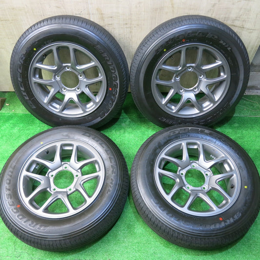 新車外し！25年★スズキ JB64 ジムニー 純正 175/80R16 ブリヂストン デューラー H/L 852 16インチ PCD139.7/5H★5050203HAノ