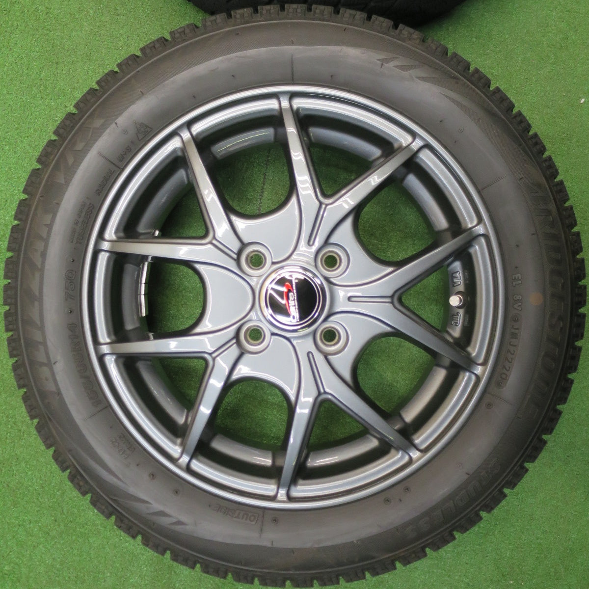 キレイ★スタッドレス 155/65R14 ブリヂストン ブリザック VRX Carifa カリファ 14インチ PCD100/4H★5121816NJス