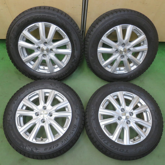 バリ溝！24年！キレイ！9分★スタッドレス 185/65R15 トーヨー オブザーブ GIZ2 Devotion AME 15インチ PCD100/4H★6051903イス