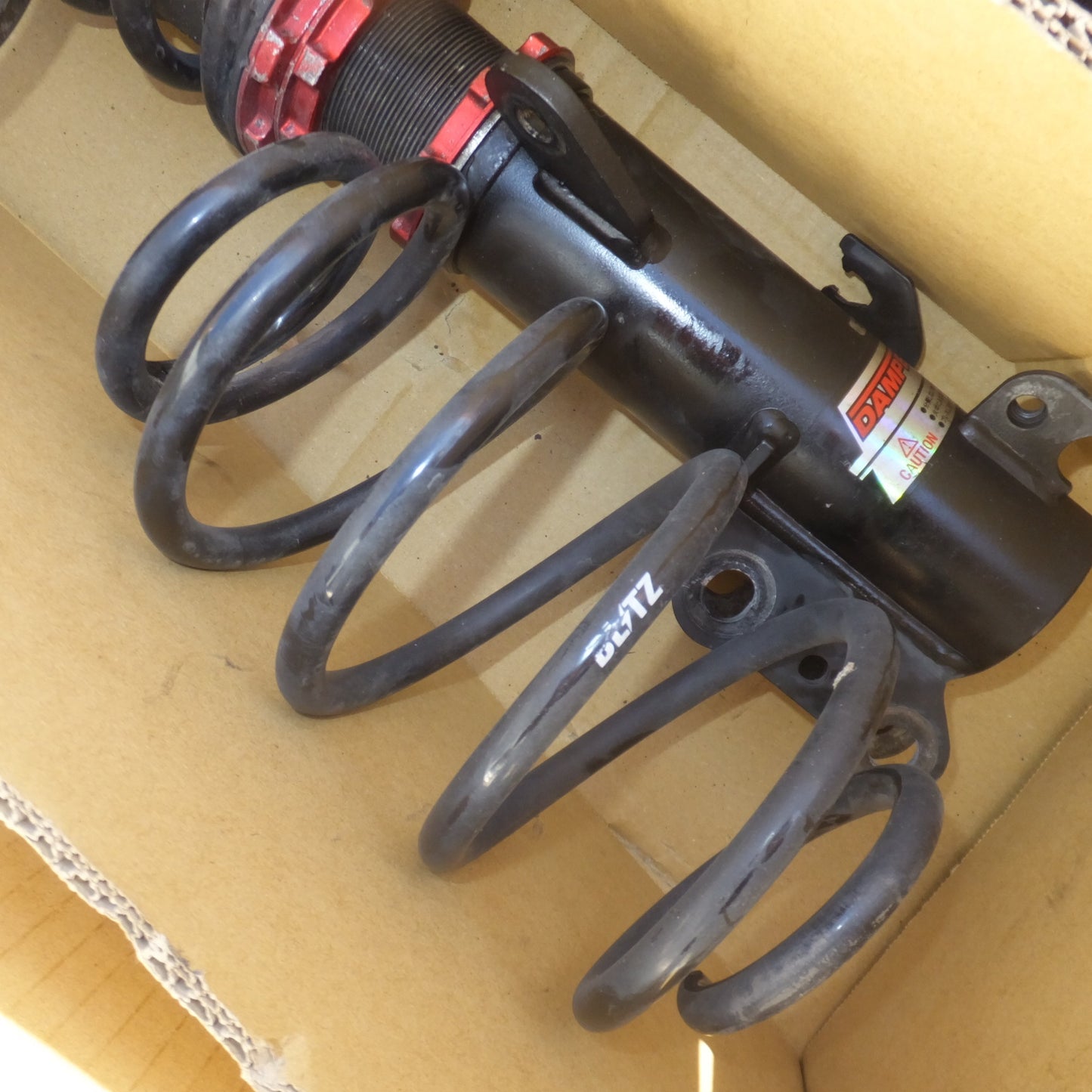 [送料無料] 岐阜発★ブリッツ BRITZ ホンダ N-BOXカスタム JF3 車高調 DAMPER ZZ-R 92389 サスペンション 一式 セット★ジャンク